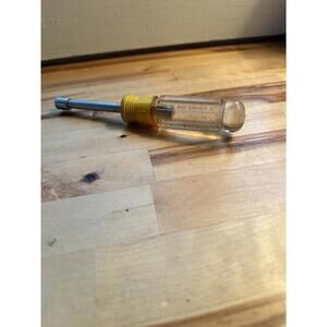 Original Craftsman 5/16” Nut Driver -V- No. 41972 Made in USA, Craftsman Yellow
